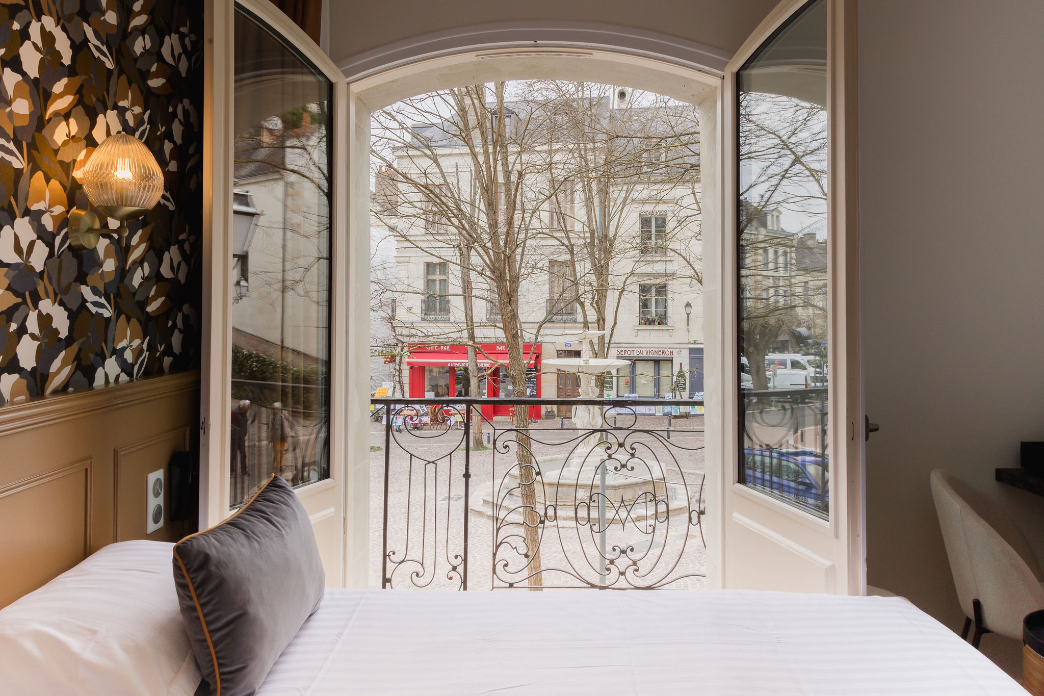 Chambre tradition Hôtel de France Chinon